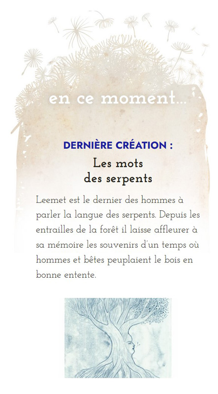 Site internet responsive Virginie Komaniecki Conteuse